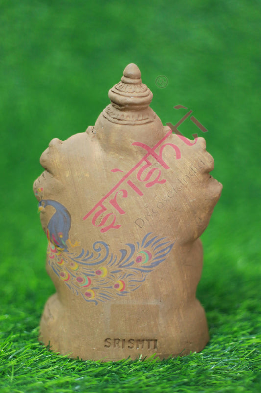 Clay Ganesha-8 Inches