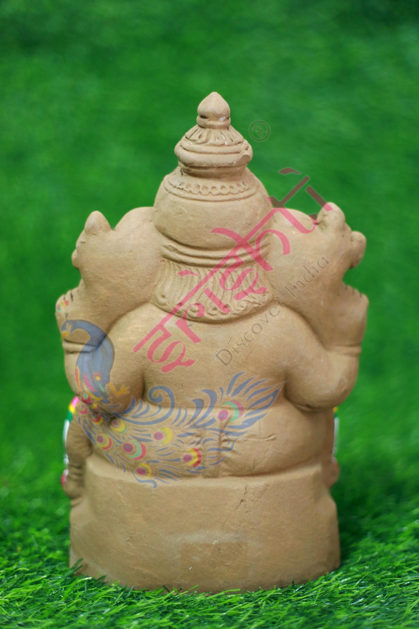 Clay Ganesha-10 Inches