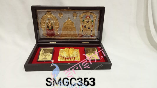 Balaji Padmavati  With Charan Paduka Photo Frame Box