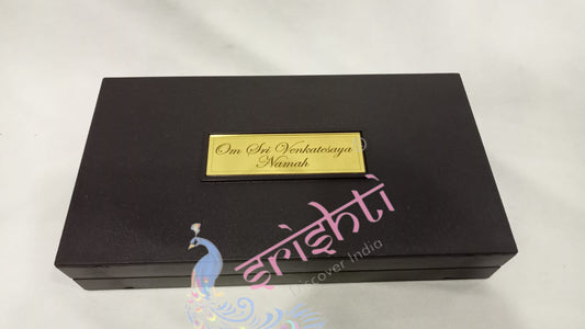 Balaji Padmavati  With Charan Paduka Photo Frame Box