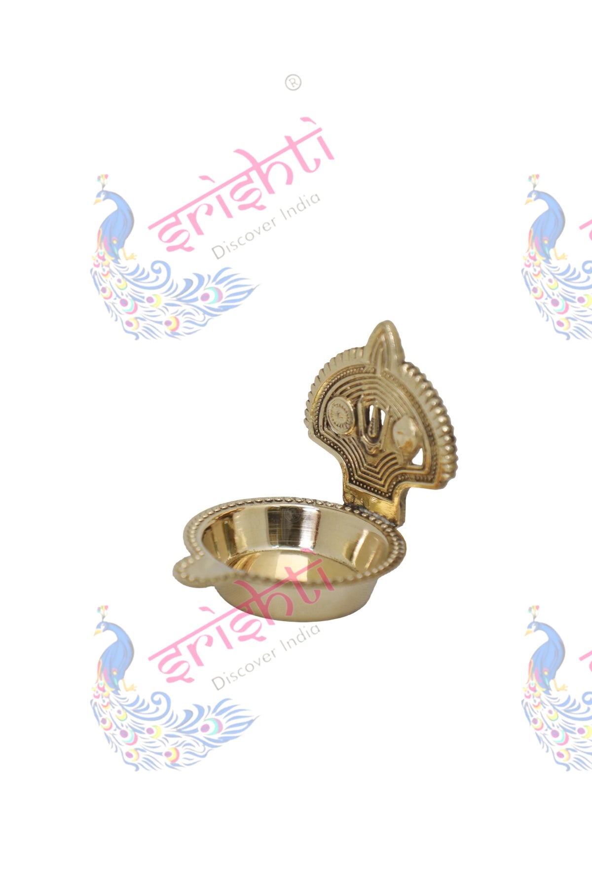 Brass Thirunamam Diya-2.25 Inches