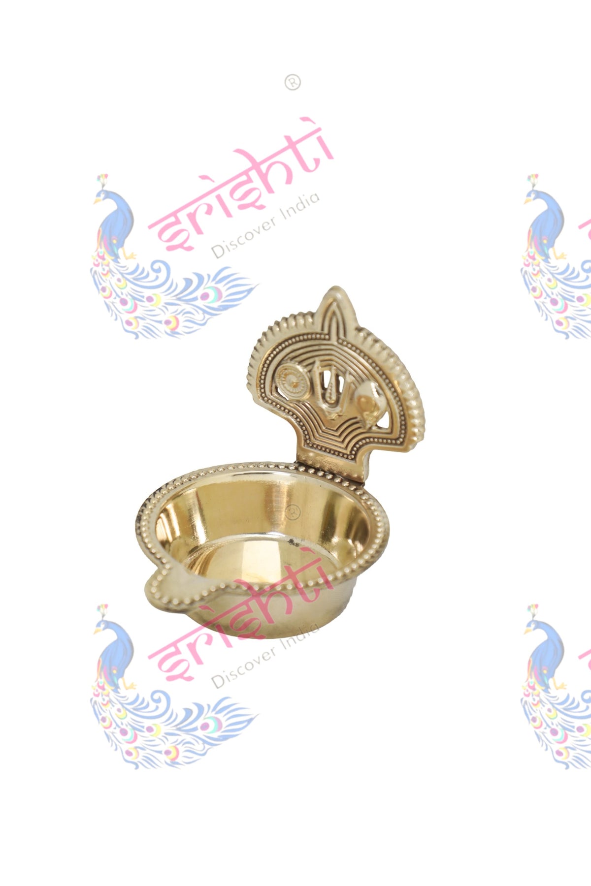 Brass Thirunamam Diya-3 Inches