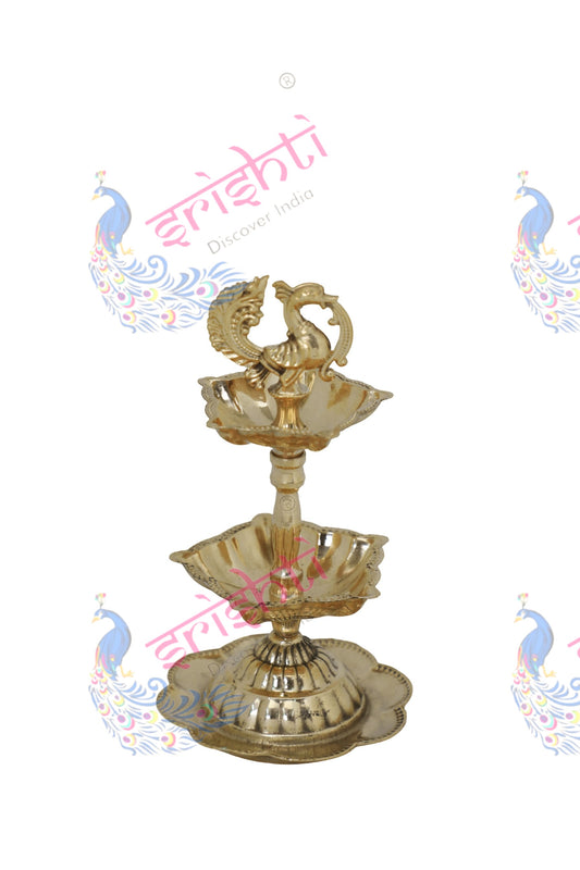 Brass Two Step Annam Diya-5.5 Inches