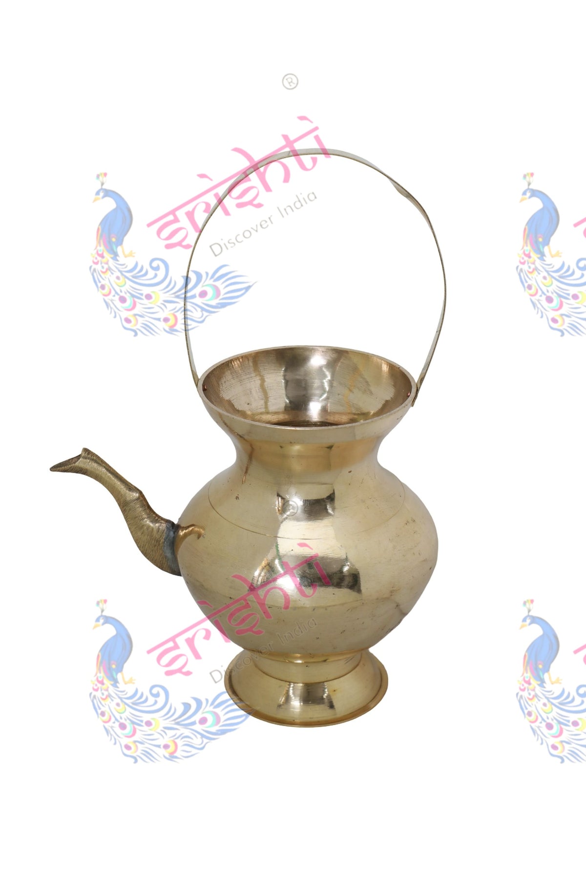 Brass Kamandalam/Kamandal-10 Inches