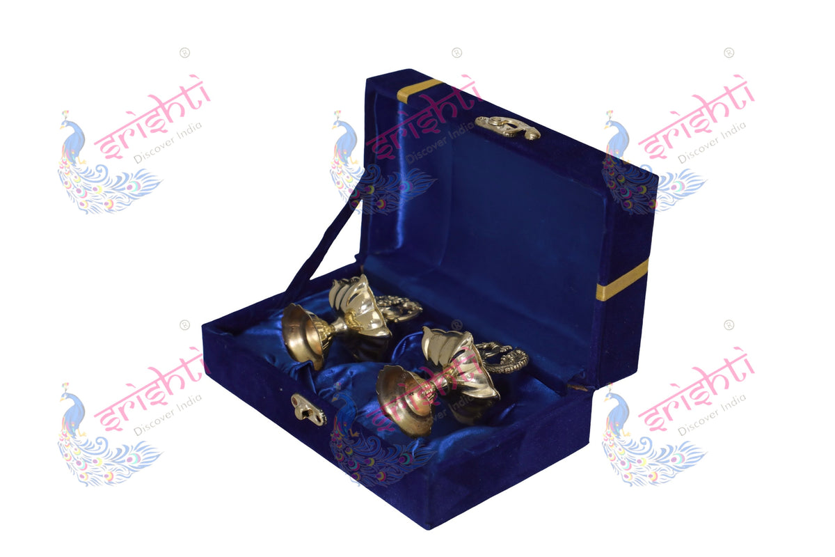 Brass Annam Diya Pair-3 Inches