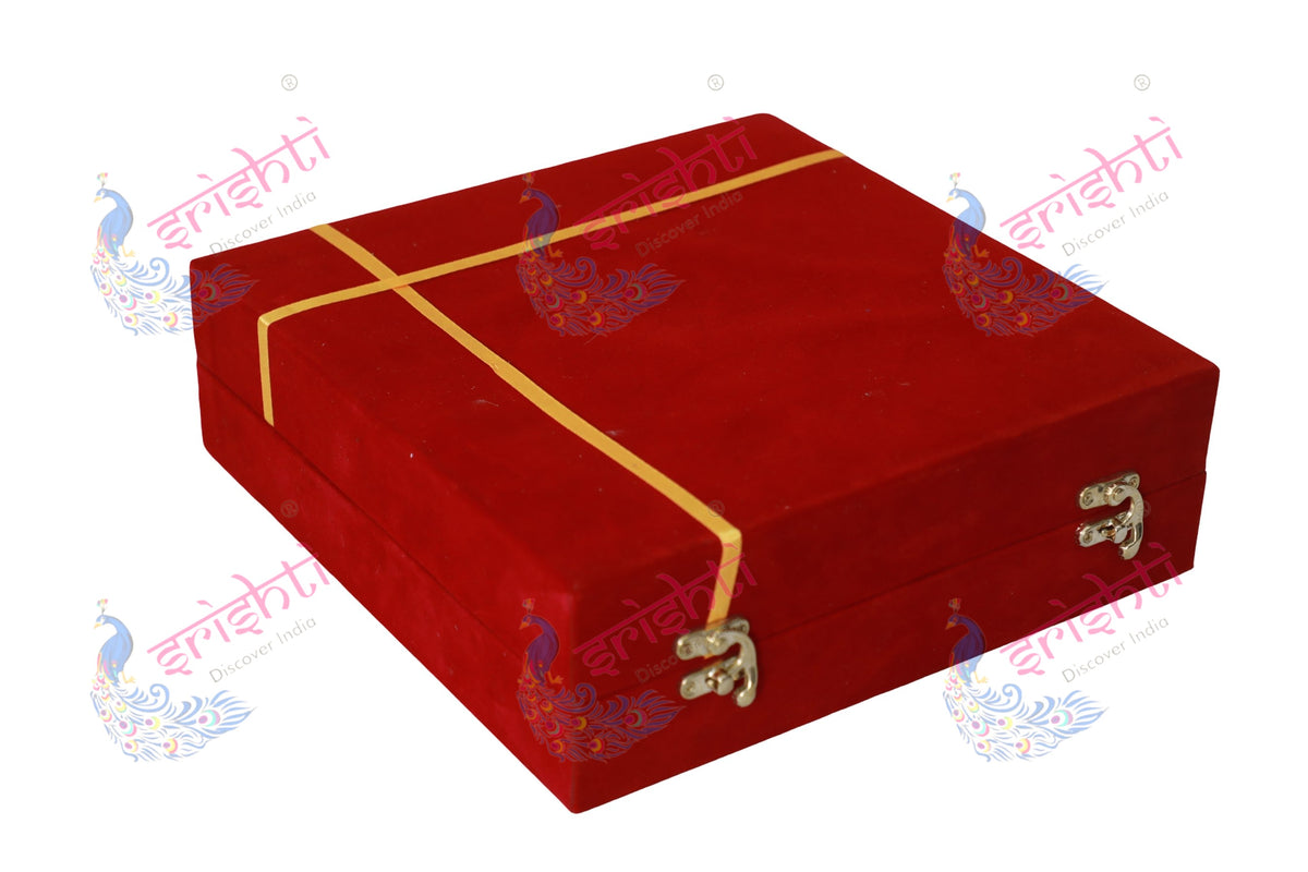 Brass Pooja Set-9 Inches-m01