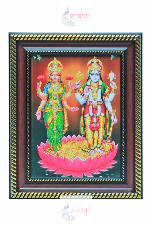 Vishnu Lakshmi Photo (8 X 10 Inches)