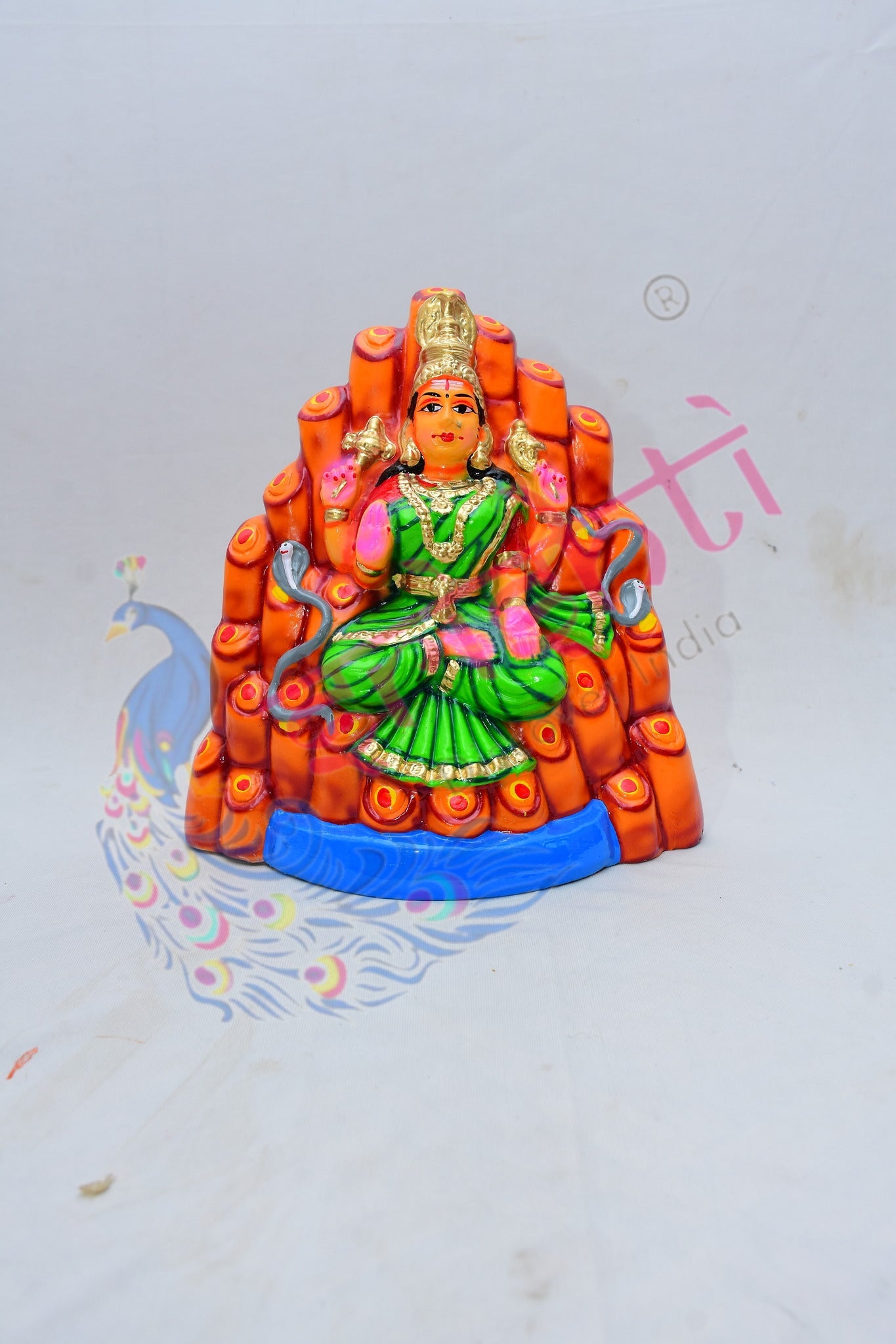 Putru Amman-11 Inches-Paper Mache