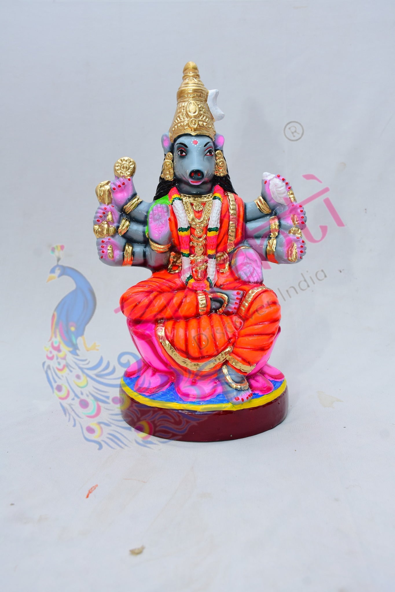 Varahi-14 IncheS-Paper Mache