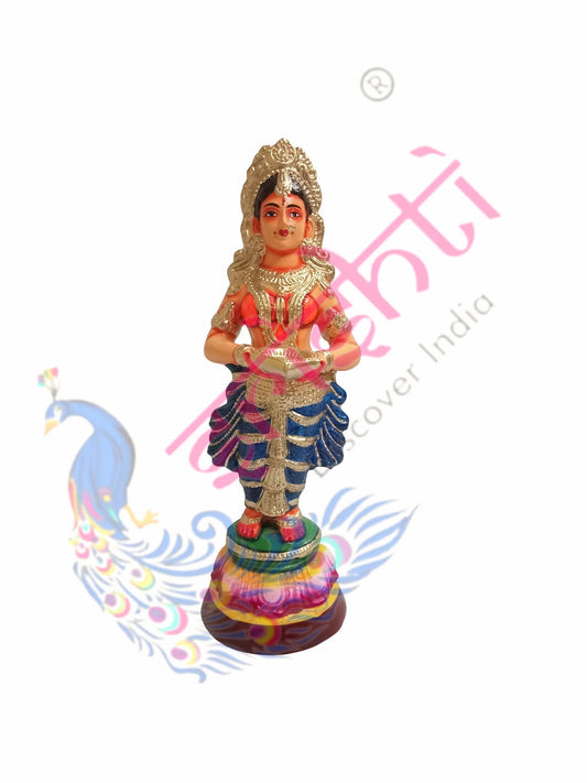 Pavai Vilakku-19.5 Inches-Paper Mache