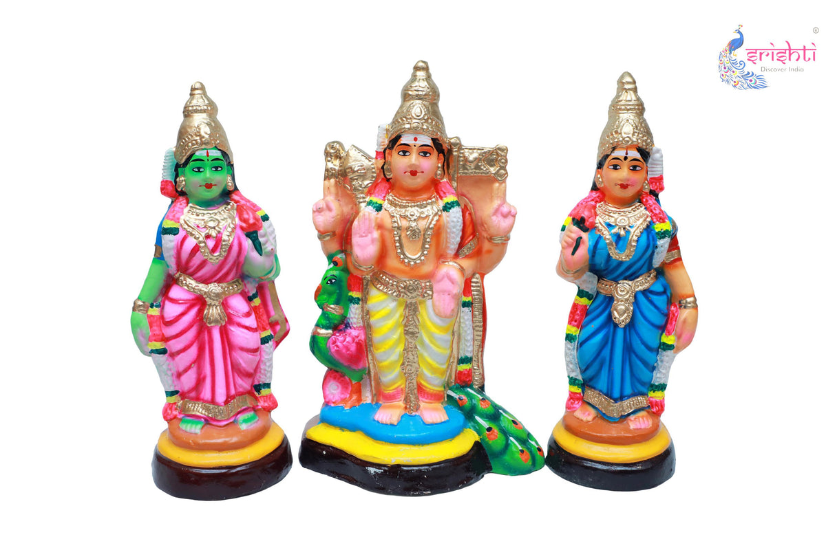 Murugar Valli Deivanai-12.5 Inches