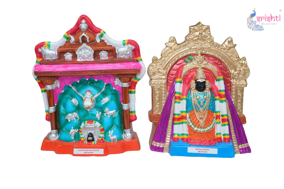Sri Sailam Mallikarjuna Swamy Bramharambika Devi Set-19 Inches