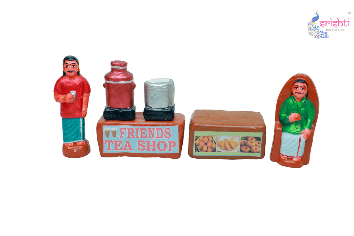 Tea Shop Set (No Of Pcs 10)-6 Inches