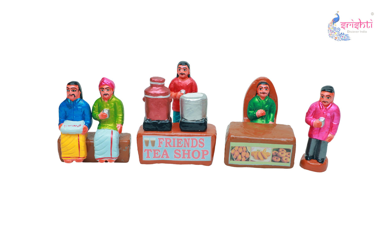 Tea Shop Set (No Of Pcs 10)-6 Inches