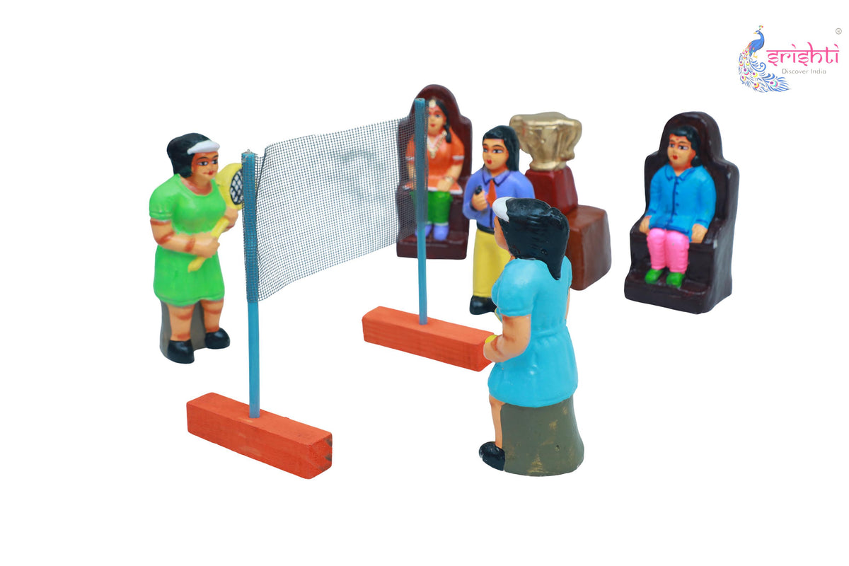 Tennis Playing Set-6 Inches