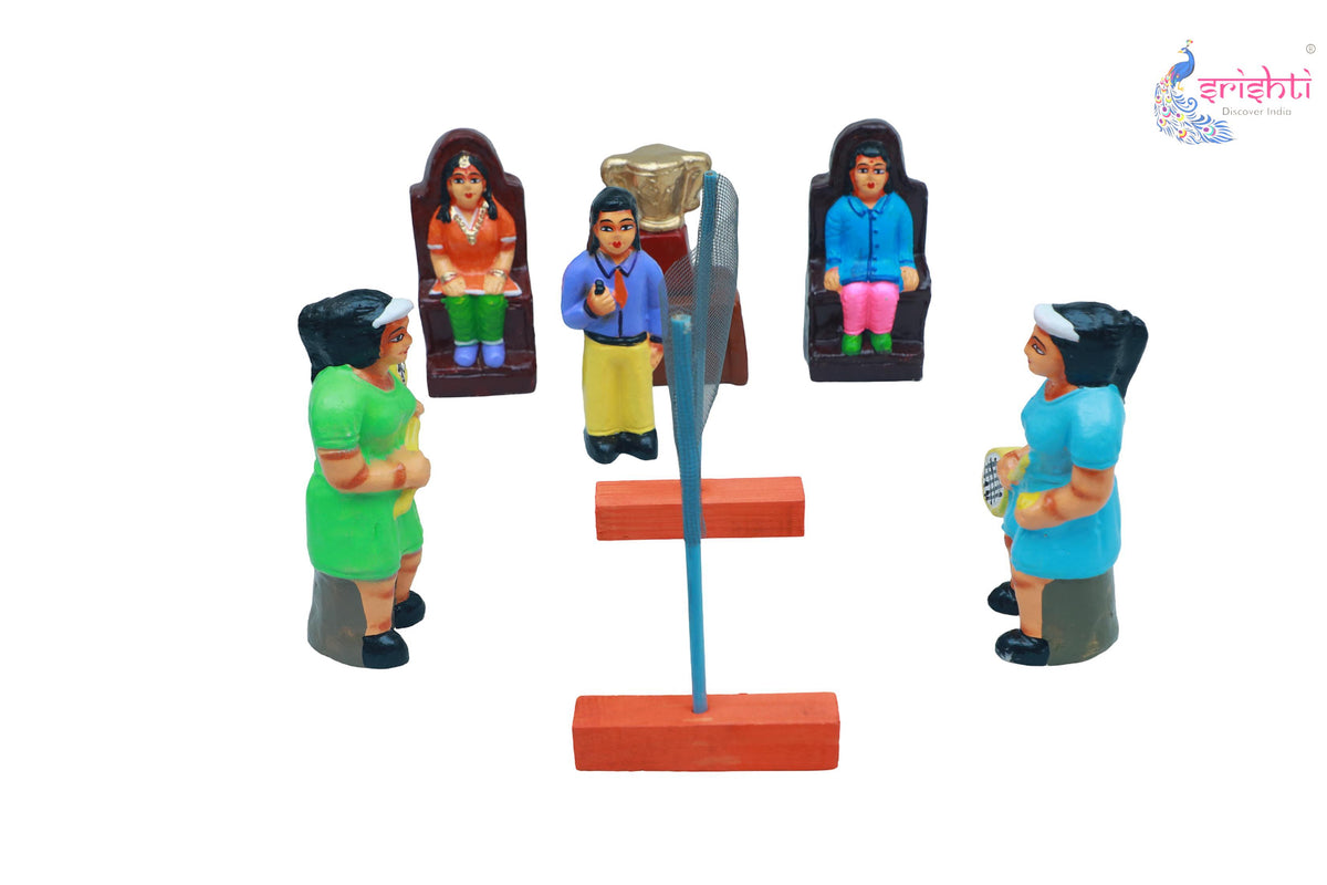 Tennis Playing Set-6 Inches