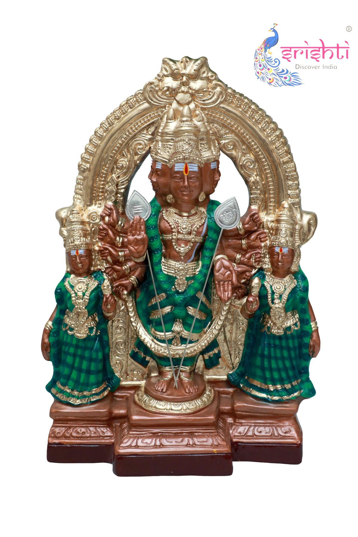Arumuga Swamy Pachai Sathupadi-23 Inches