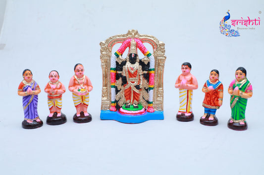 Thirupathi Nethiradarisanam Set - Papermache