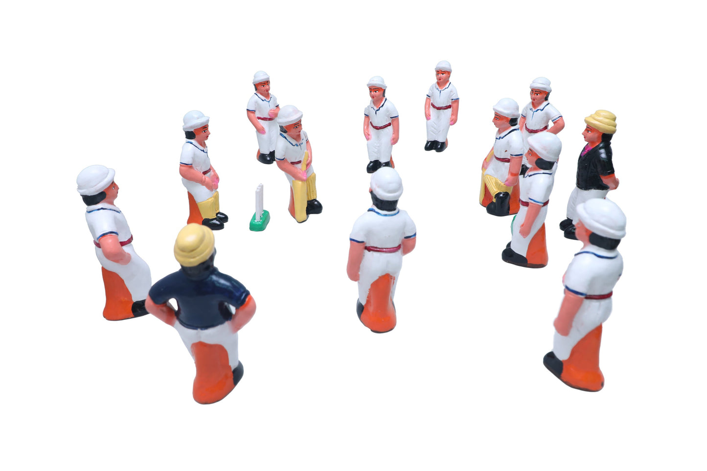 Cricket Set-  Paper Mache