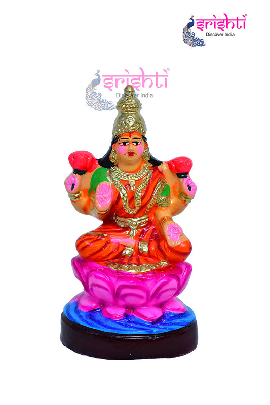 Lakshmi-8.5 Inches-  Paper Mache