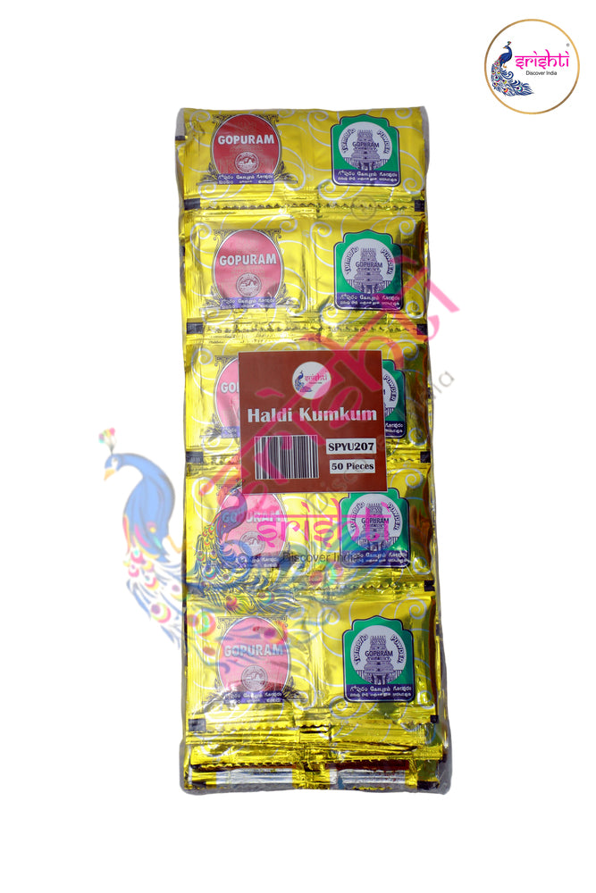 Haldi Kumkum Packet-(Pack of 50)