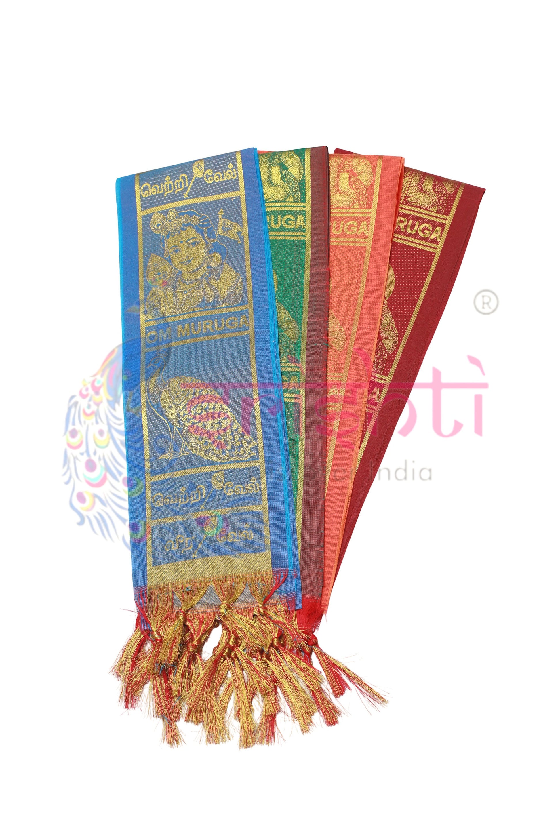 Assorted Color Silk Murugar Shawl