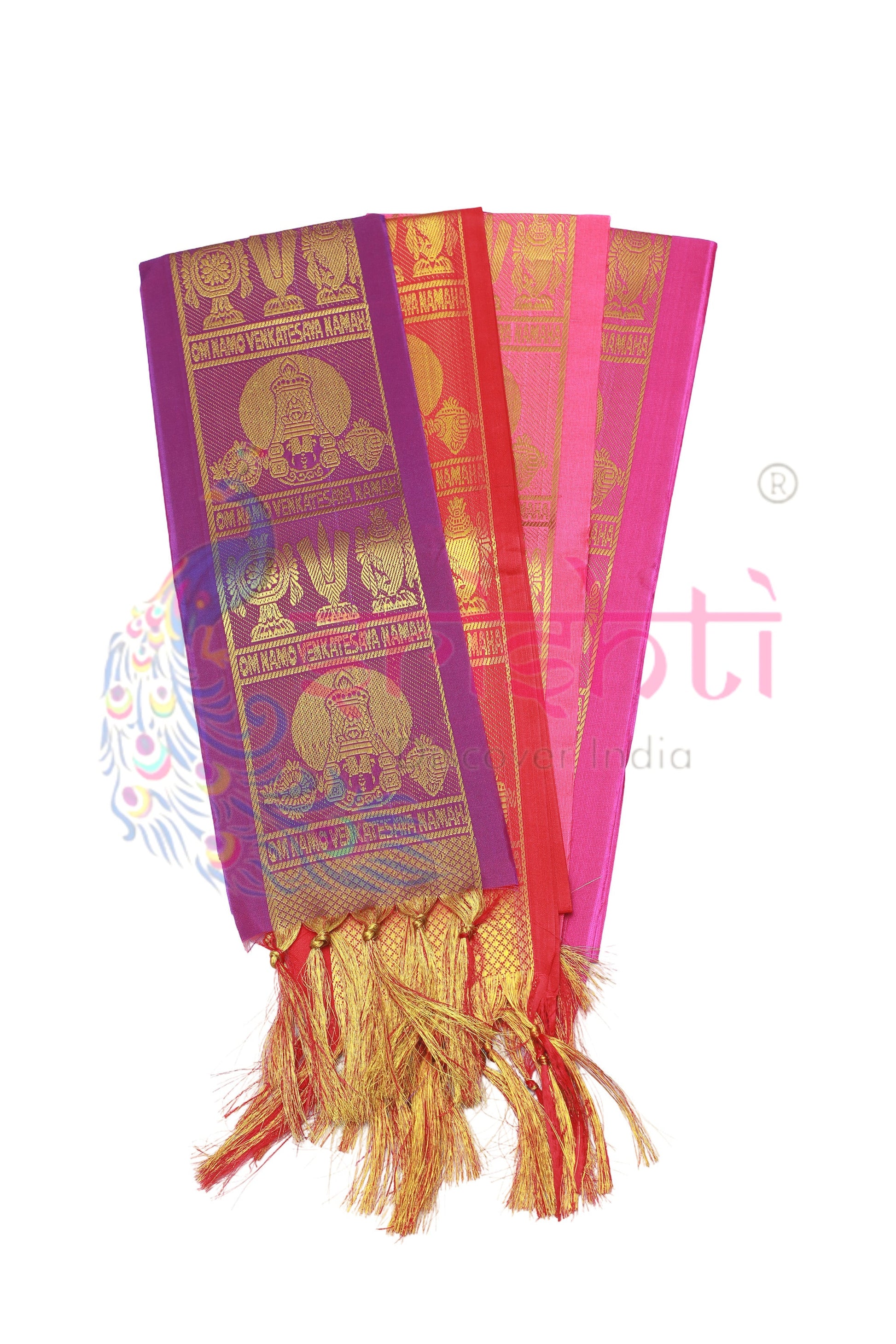 Assorted Color Silk Balaji Shawl