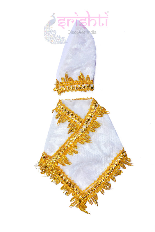 Sai Baba Dress (White)-4 Inches
