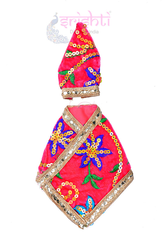Sai Baba Dress (Rose)-6 Inches