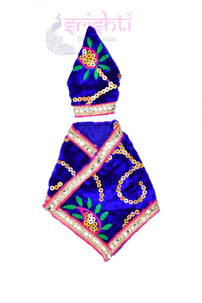 Sai Baba Dress (Blue)-6 Inches