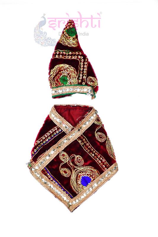 Sai Baba Dress (Brown)-6 Inches