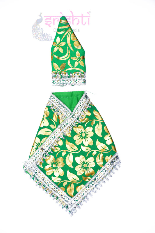 Sai Baba Dress  (Green)-6.5 Inches