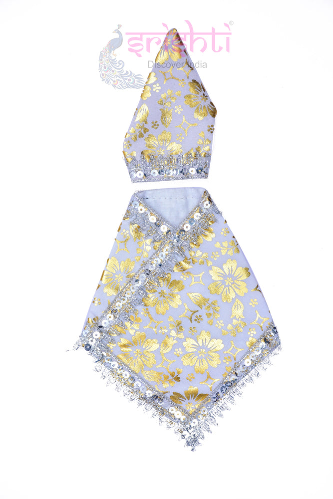 Sai Baba Dress  (White)-6.5 Inches