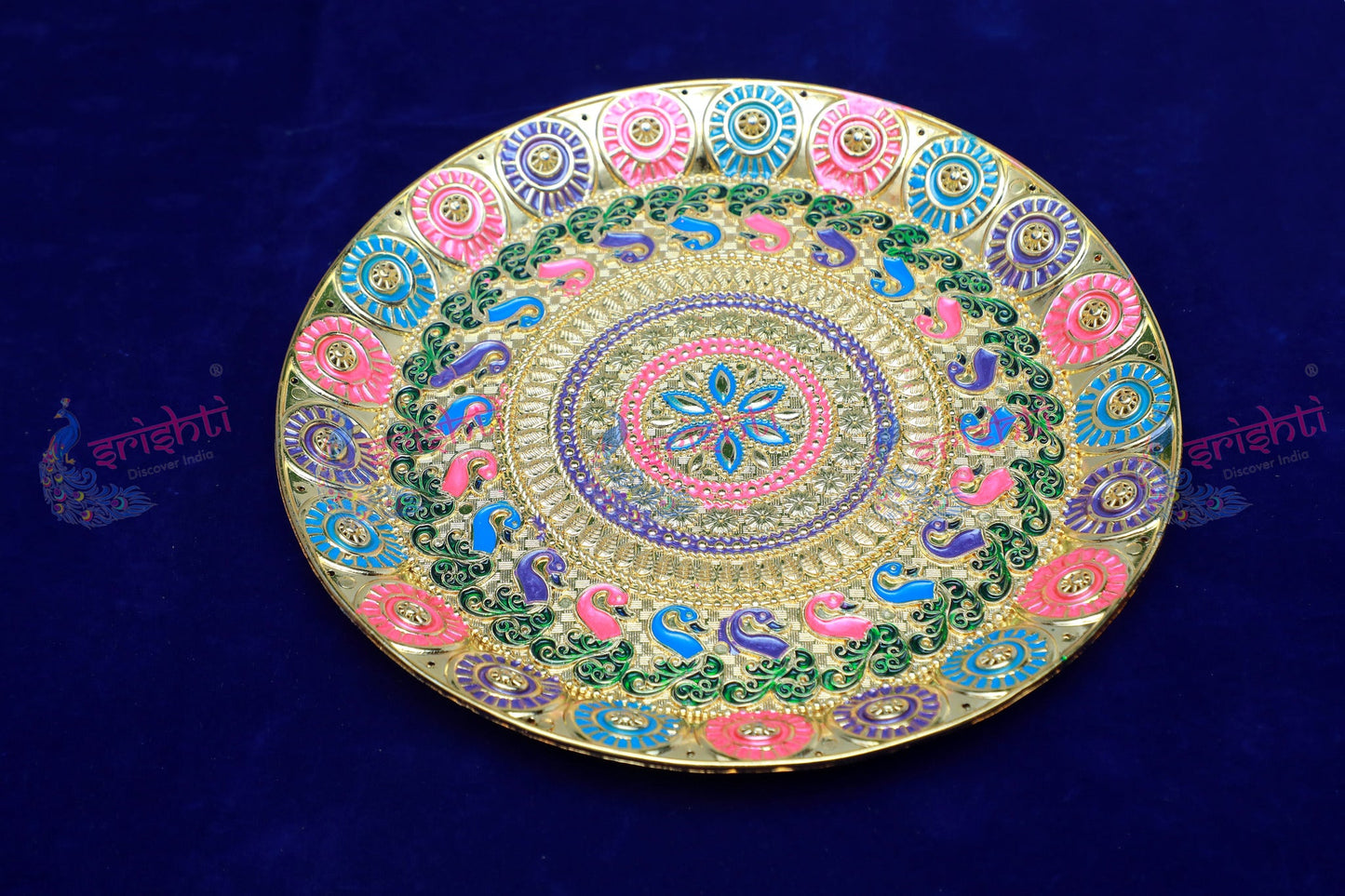 Peacock Plate-10 Inches