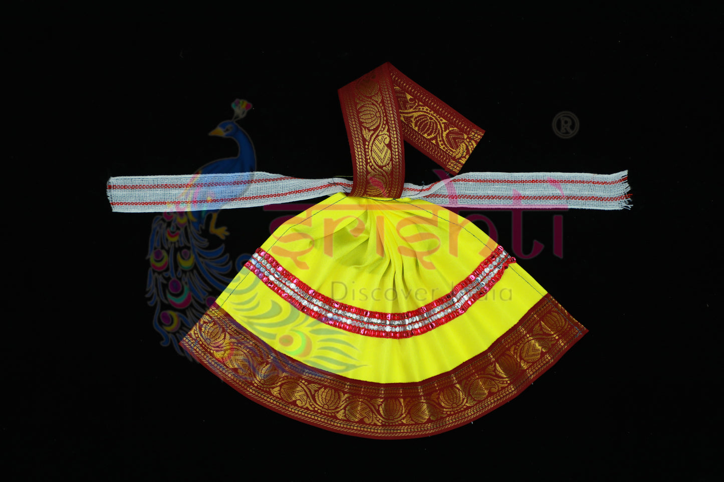 Light Yellow Goddess Dress 6.5 Inches-M13
