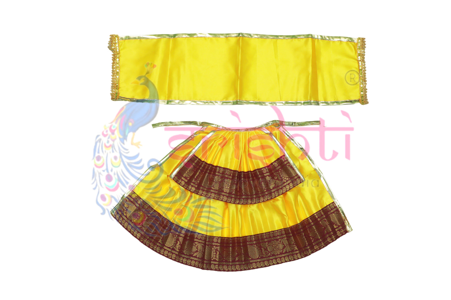 Yellow Goddess Dress 12 Inches-M30