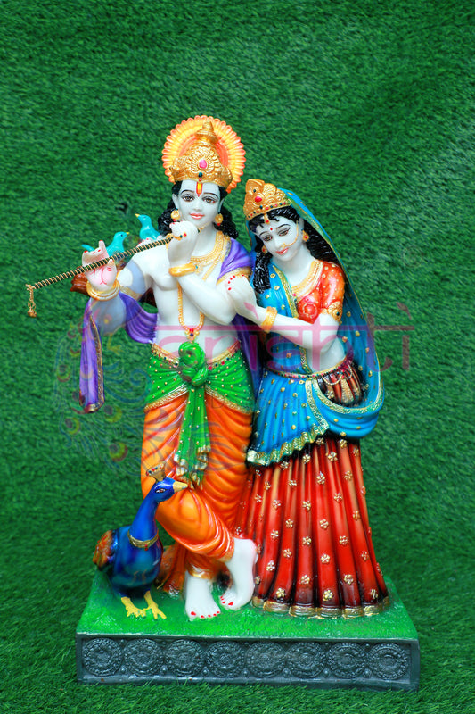 Radha Krishna-25 Inches - Marble Dust 