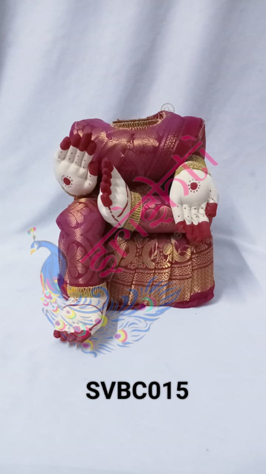 Varalakshmi Goddess Dress Pink-7 Inches
