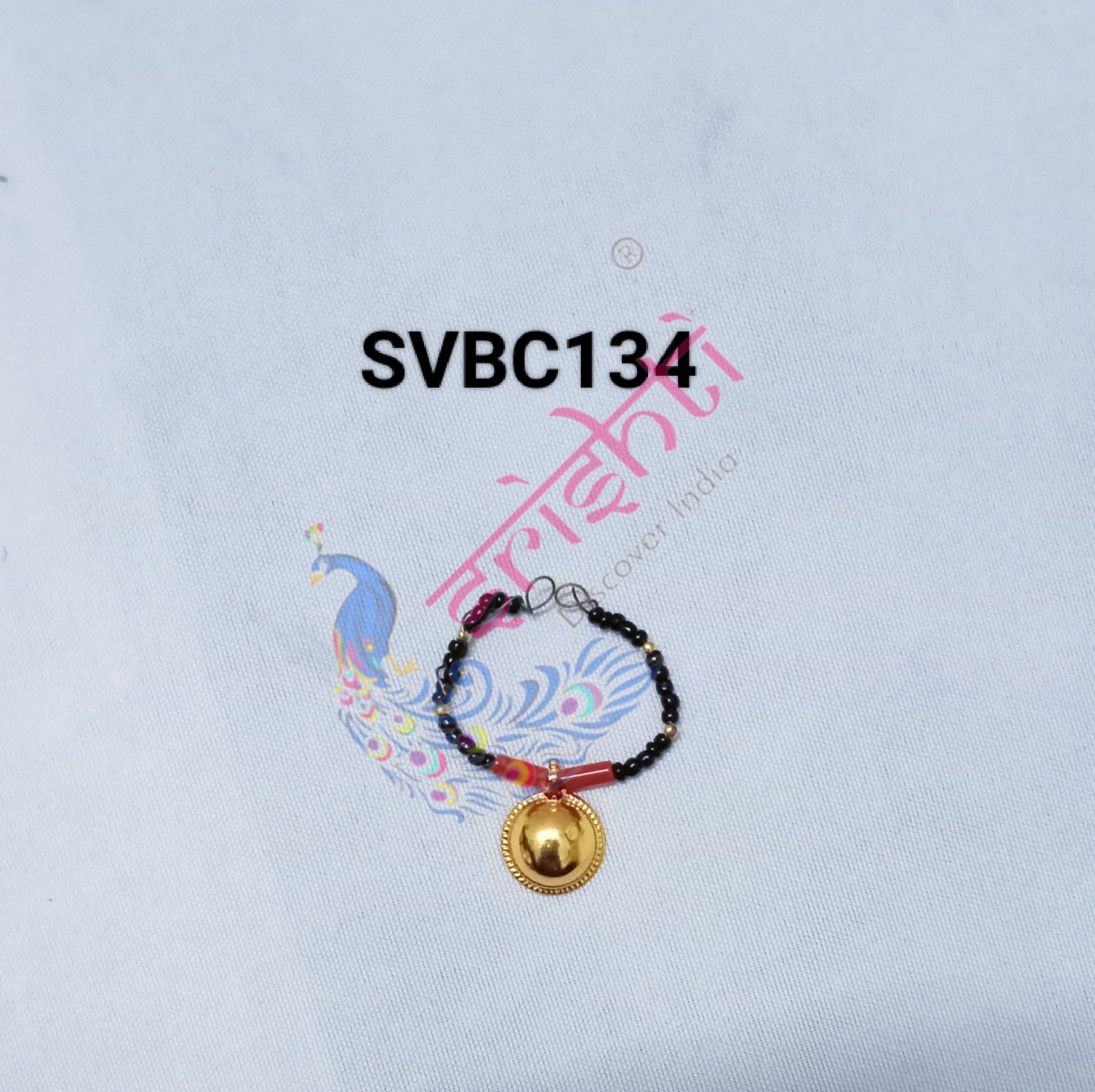Black Beads Pottu Thali/Mangal Sutra-M07