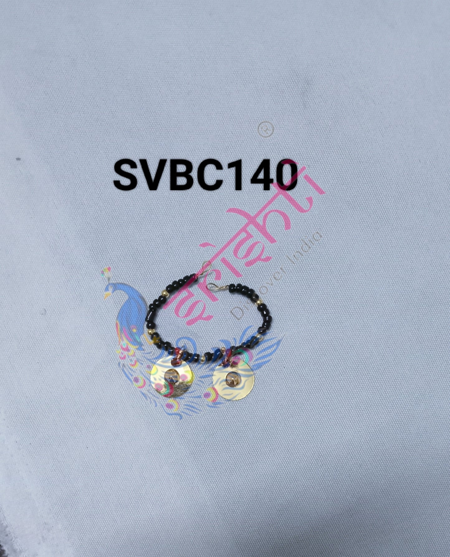 Black Beads Pottu Thali/Mangal Sutra-M12