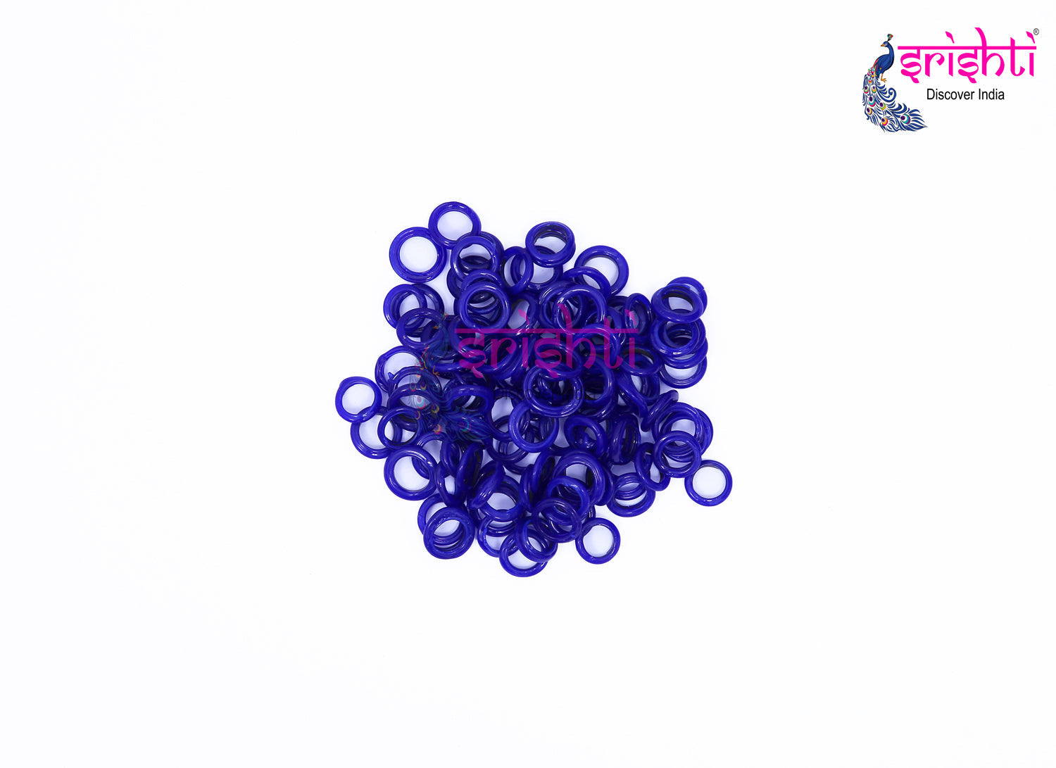 Blue Small Bangles for Lakshmi Pooja (Pack of 108)-M09