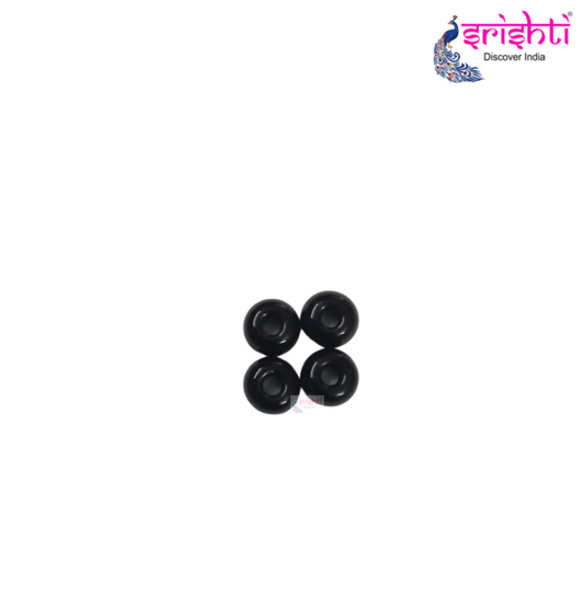Black Beads (Pack of 4)