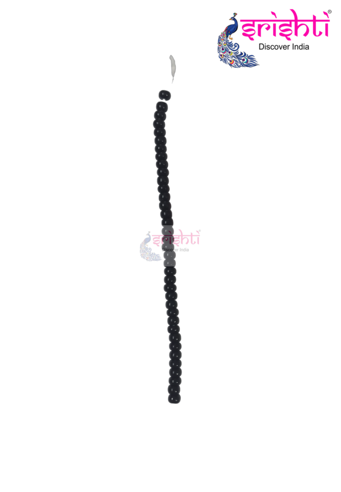 Black Beads String (Pack of 67)