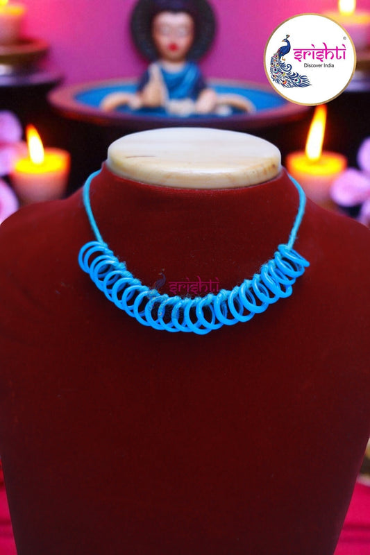 Lite Blue Small Bangles Malai (21 Bangles)-2.5 Inches