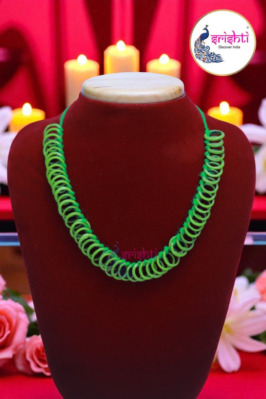 Green Small Bangles Malai (54 Bangles)-6 Inches
