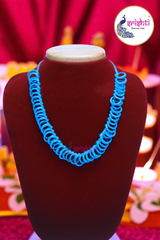 Lite Blue Small Bangles Malai (54 Bangles)-6 Inches