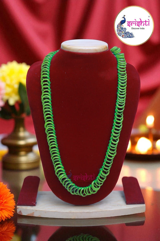 Green Small Bangles Malai (108 Bangles)-13 Inches