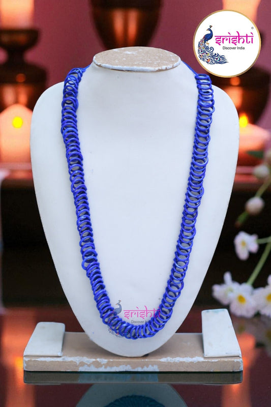 Blue Small Bangles Malai (108 Bangles)-13 Inches