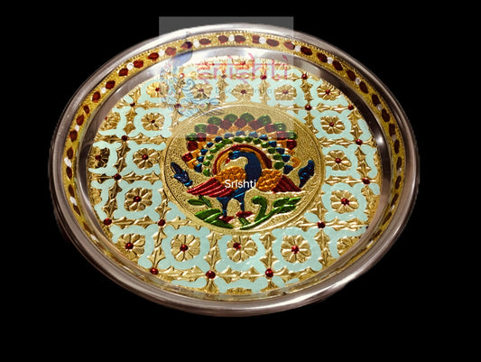 Stainless Steel Designer Plate - M09