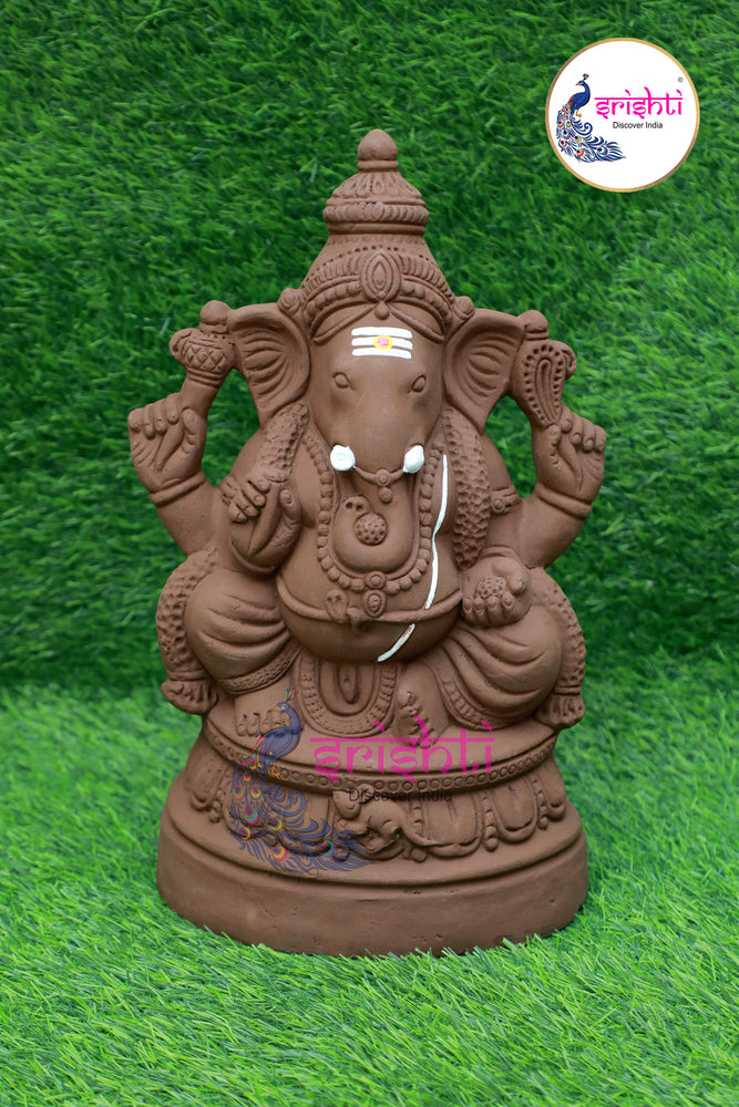 Clay Ganesha-15 Inches